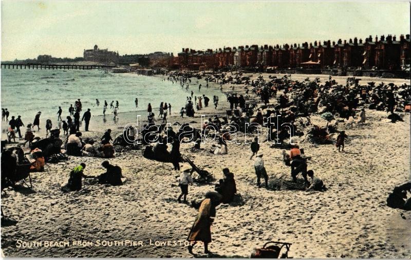 Lowestoft, South Beach from South Pier