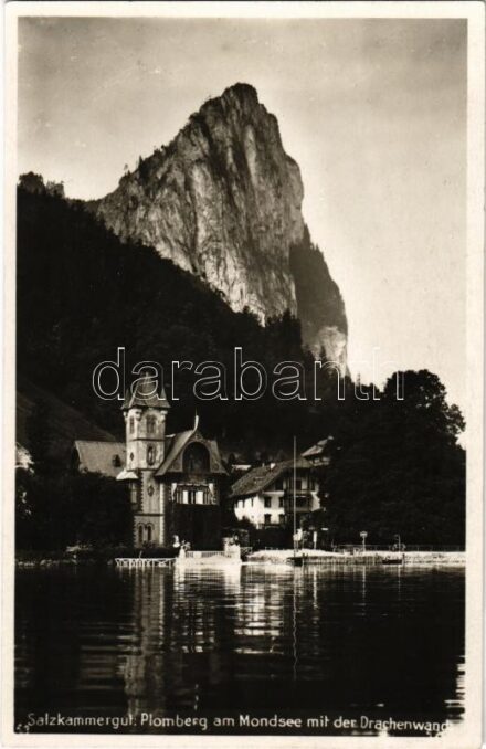 Plomberg am Mondsee, Salzkammergut, Drachenwand / lake, mountain