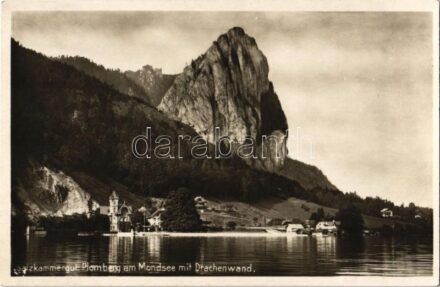 Plomberg am Mondsee, Salzkammergut, Drachenwand / lake, mountain