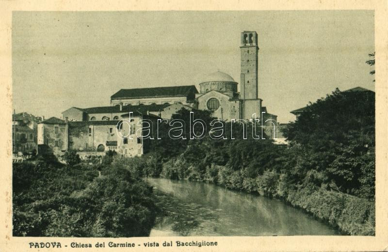 Padova, Chiesa del Carmine, vista dal Bacchiglione / church, river