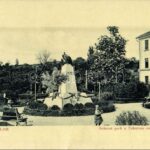 Zilah, Zalau; Szikszai park, Tuhutum emlékmű. W. L. Bp. 7105. / park, monument (r)