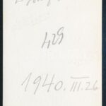 1940 Kinszki Imre (1901-1945) budapesti fotóművész hagyatékából, jelzés nélküli vintage fotó, a szerző által datálva (Dr. Gönczi Jenő portréja), 6,7x4,5 cm - Image 2