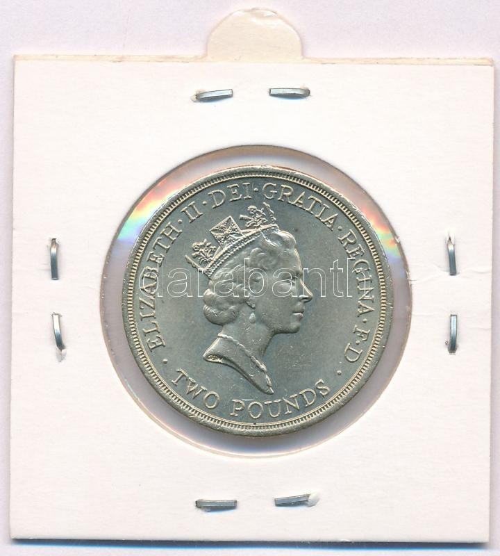 Nagy-Britannia 1986. 2P Ni-sárgaréz 'II. Erzsébet / Nemzetközösségi Játékok' T:1 Great Britain 1986. 2 Pound Ni-Brass 'Elisabeth II / Commonwealth Games' C:UNC Krause KM#947