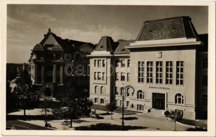 Marosvásárhely, Targu Mures; vármegyeháza, Tanonc Otthon / county hall, apprentice boarding school