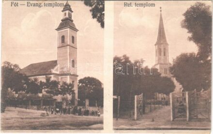 1943 Fót, Evangélikus és református templom (Rb)