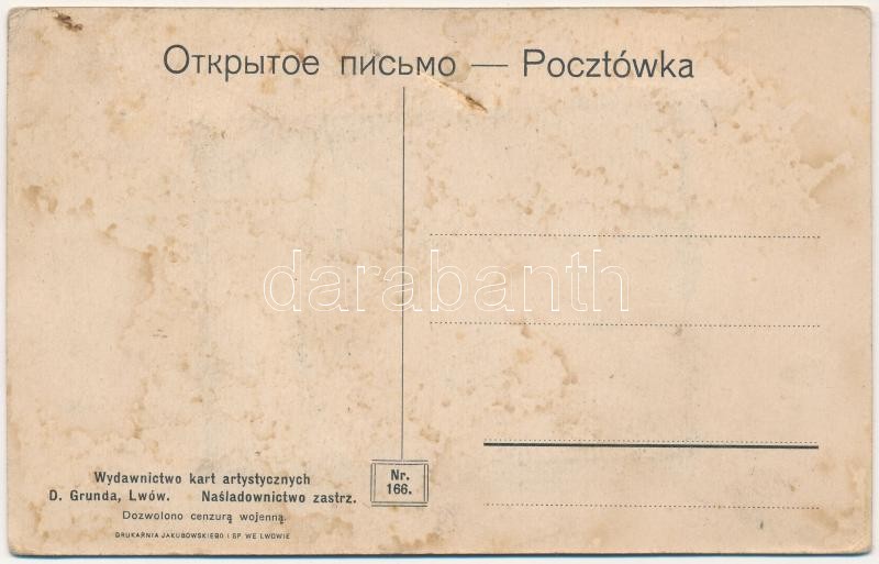 Lviv, Lwów, Lemberg; Kolumna Mickiewicza / statue, leporellocard with railway station (fl) - Image 4