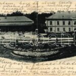 1904 Félixfürdő, Baile Felix; Helyfi László kiadása, Kinyitható panorámalap / spa, folding panoramacard