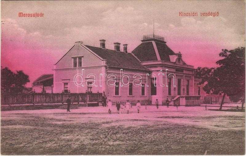 Marosújvár, Ocna Muresului, Ocna Mures; Kincstári vendéglő. Tobis József kiadása 702. / treasury restaurant