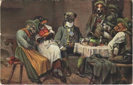 Dogs. T.S.N. Serie 1128. s: Arthur Thiele (EK)