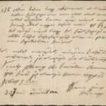 1847 Adományról szóló levél Barna János hadnagy aláírással