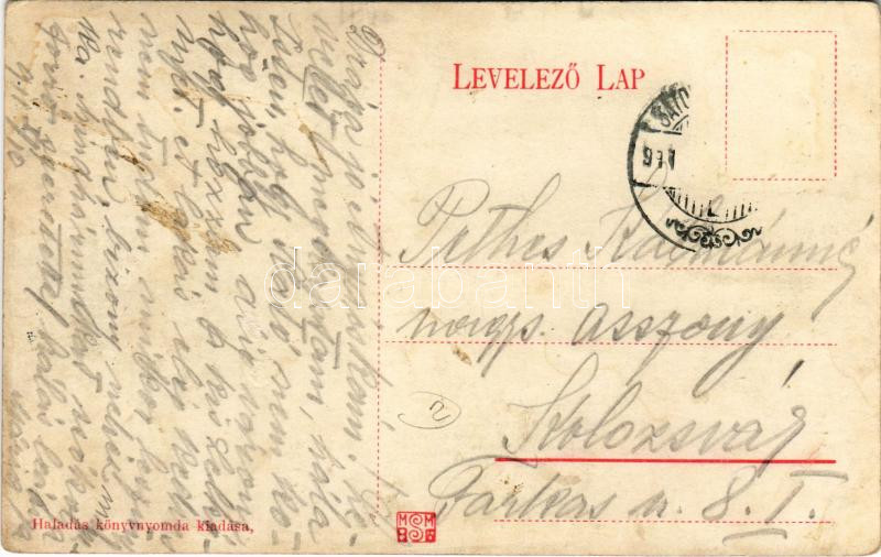 1911 Sátoraljaújhely, gimnázium, állami iskola - Image 2