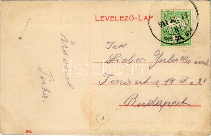 1911 Zalaegerszeg, állami polgári leányiskola - Image 2