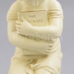 Bibliás lány. Műgyanta őrlemény szobor 24 cm - Image 2