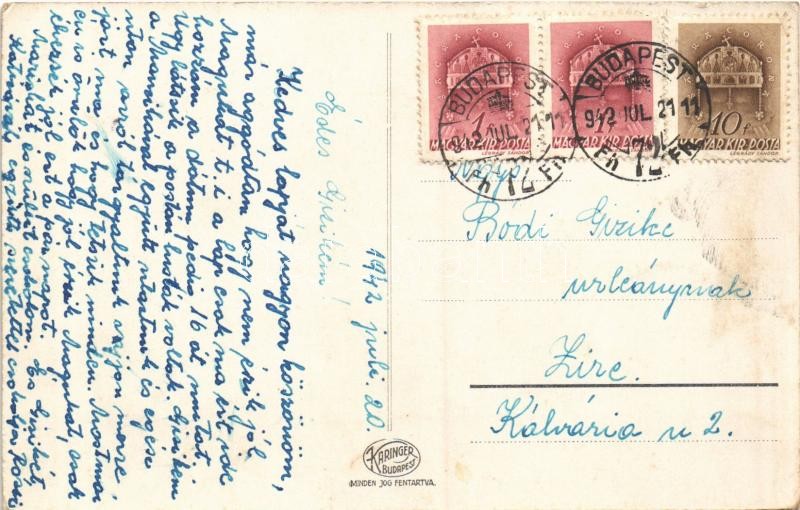 1942 Budapest XVII. Rákoscsaba-Újtelep, Csabagyöngye strandfürdő - Image 2
