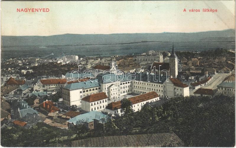 1912 Nagyenyed, Aiud; látkép. Lázár Adolf utóda kiadása / general view (fl)