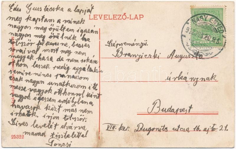 1912 Nagyenyed, Aiud; látkép. Lázár Adolf utóda kiadása / general view (fl) - Image 2
