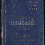 1939 Angyal Kálmán Cipőház József körút zsebnaptára, bejegyzésekkel
