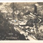 Hermánd, Hermanecz, Harmanec; papírgyár / papieren / paper factory. photo