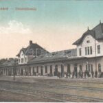 1918 Székelykocsárd, Kocsárd, Lunca Muresului; vasútállomás. Vasúti levelezőlapárusítás 6422. / railway station (EK)