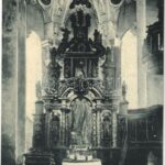 Késmárk, Kezmarok; A várkápolna belseje. W.L. Bp. 2895. / castle chapel, interior (kis szakadás / small tear)