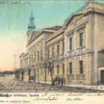 1905 Gyula, Békés vármegye székháza. Dobay János kiadása (ázott / wet damage)