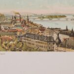 Budapest. Négy részes kihajtható litho panorámalap / 4-tiled folding litho panoramacard. Rigler J.E. rt. - Image 2