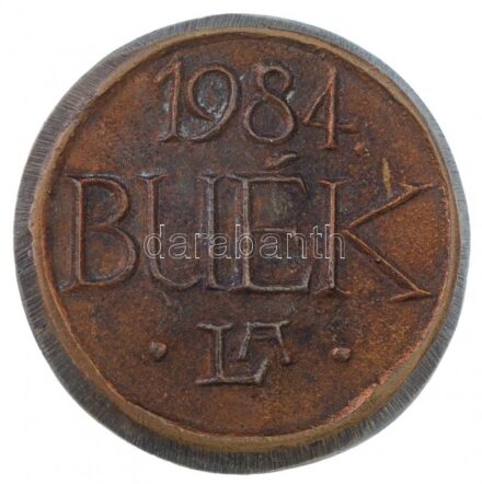 Lapis András (1942-) 1984. 'Bika Taurus / BUÉK' Br emlékérem (41mm) T:1-