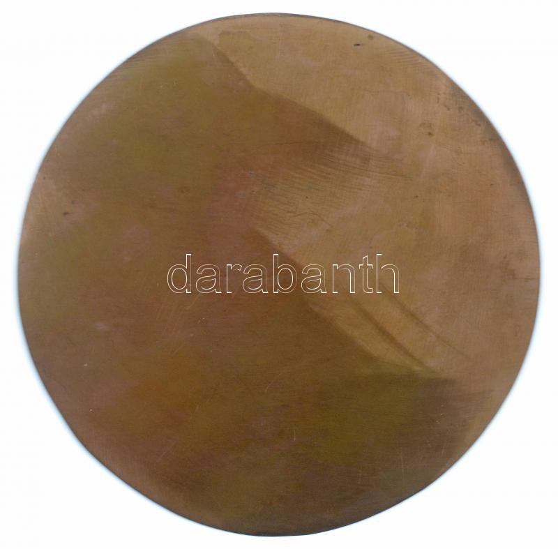 Renner Kálmán (1927-1994) DN 'Mikola Sándor érem' bronz plakett, másolat (93mm) T:1- - Image 2