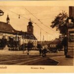 1913 Nagyszeben, Hermannstadt, Sibiu; Grosser Ring / tér, Hugo Lübecke, Fritz Connerth kalapos üzlete. G.A. Seraphin / square, hat shops (EK)