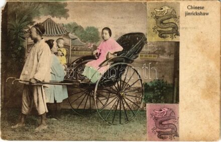 Chinese jinrickshaw, jinrikisha. Edit. Kingshill No. 73. (EM)