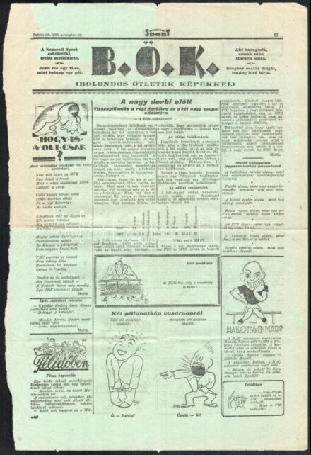 1925 BŐK Bolondos Ötletek Képekkel 2 db újság
