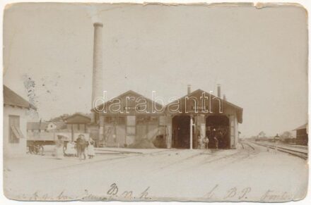 Banja Luka, Banjaluka; Werkstätte, Heizhaus / railway station, workshop, boiler house. Victor Barta photo (b)