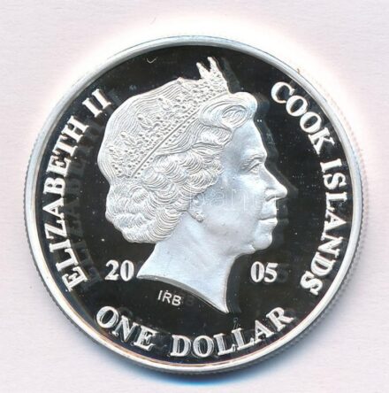 Cook-szigetek 2005. 1$ ezüstözött sárgaréz 'Ázsia történelme - Peking lesz Kína fővárosa - 1421' kapszulában, tanúsítvánnyal T:PP patina Cook Islands 2005. 1 Dollar silver plated brass 'History of Asia - Beijing became the Capital