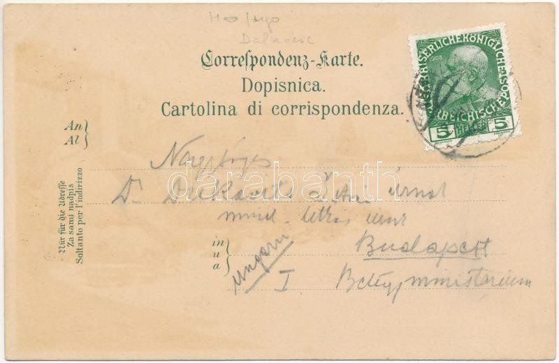Voloska, Volosco; Künstlerpostkarte No. 1131. von Ottmar Zieher. litho s: Raoul Frank (EK) - Image 2