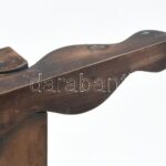 Deim Pál (1932-2016): Golgota. Patinázott bronz. Jelzés nélkül. 24,5x24,5x37.5cm - Image 4