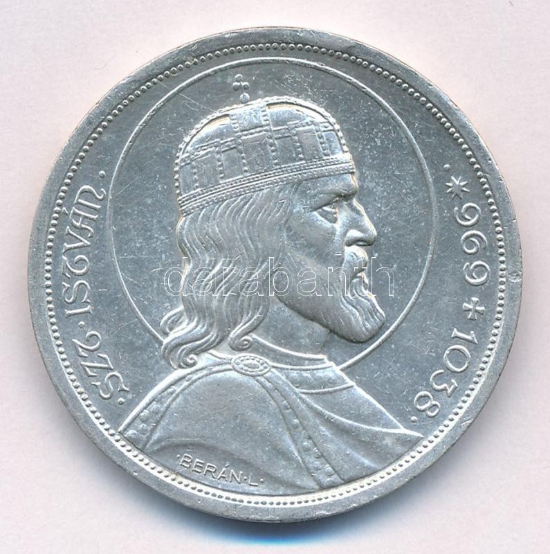 1938. 5P Ag 'Szent István' T:2 Adamo P8.1