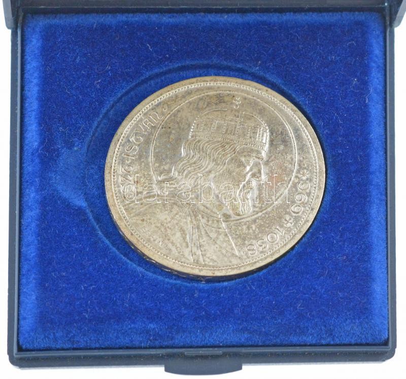 1938. 5P Ag 'Szent István' dísztokban T:1- patina Adamo P8.1 - Image 3
