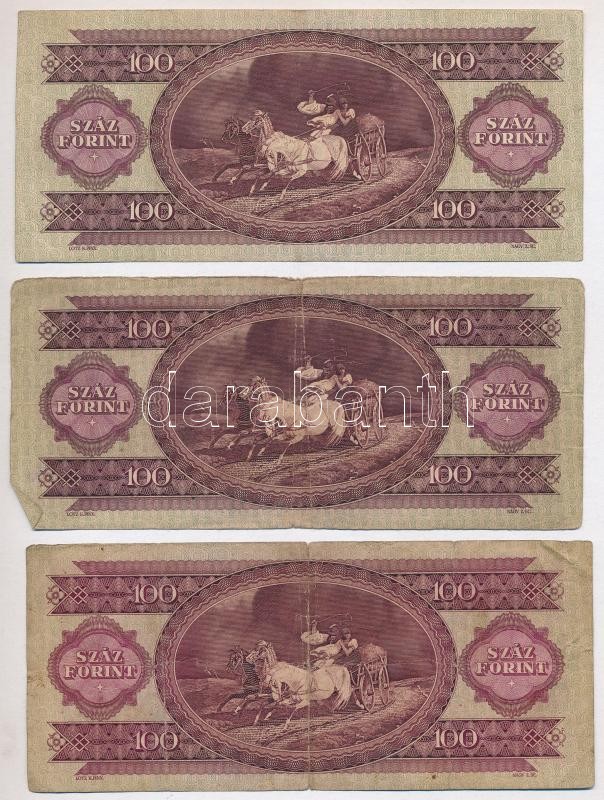 1957. 100Ft (5x) T:III,III- Adamo F29 - Image 2