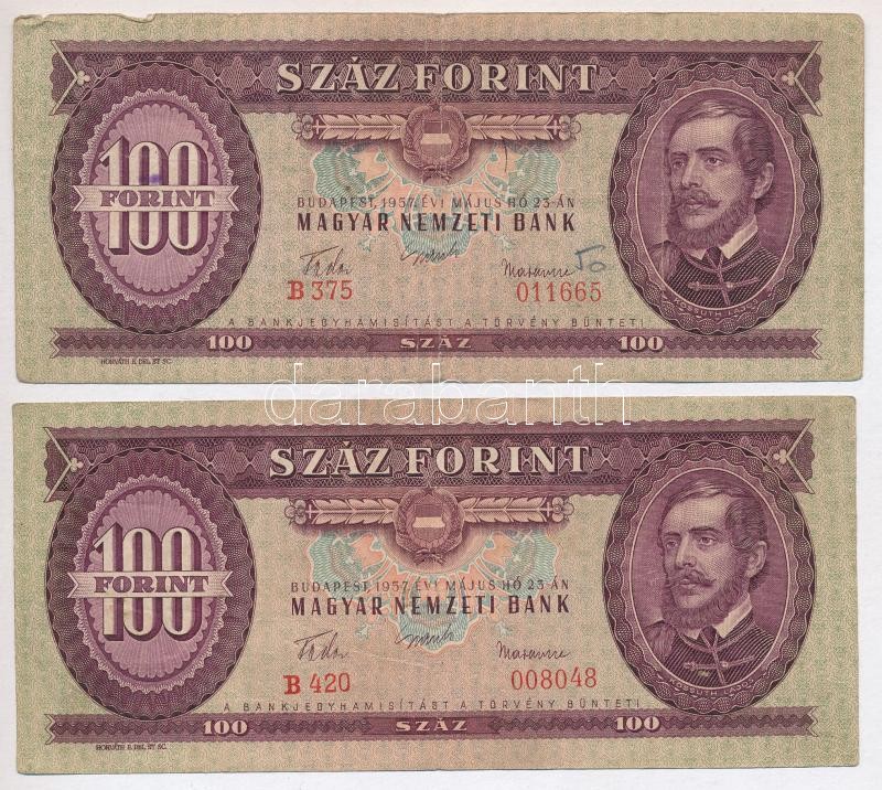 1957. 100Ft (5x) T:III,III- Adamo F29 - Image 3