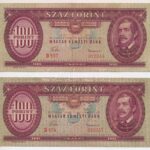 1957. 100Ft (5x) T:III,III- közte szép papír Adamo F29 - Image 3