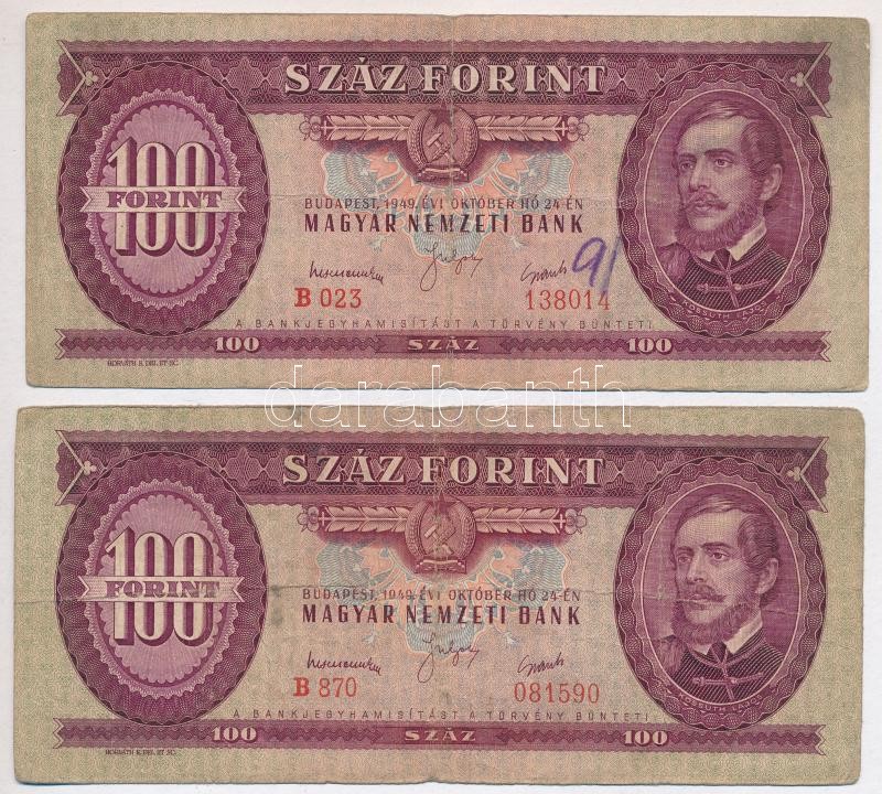 1949. 100Ft (5x) T:III,III- Adamo F28 - Image 3