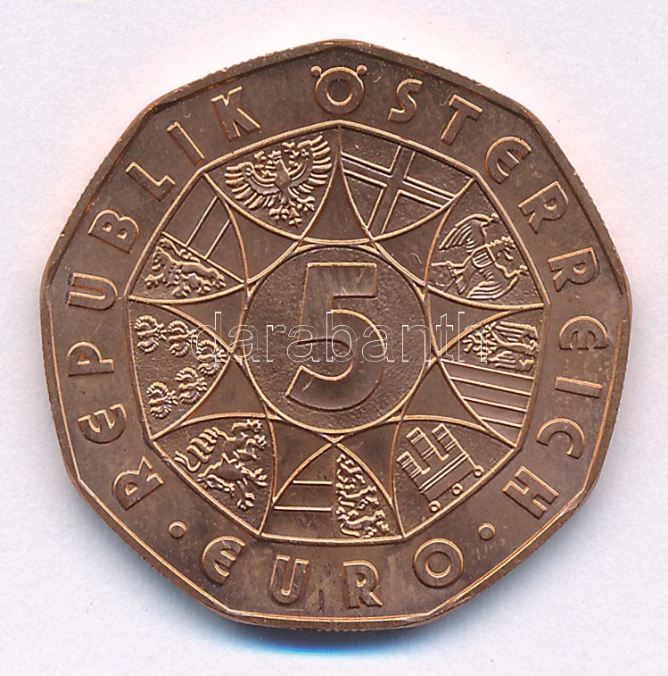 Ausztria 2013. 5E Cu 'Schladming Sí Világbajnokság' T:1 Austria 2013. 5 Euro Cu 'Ski WM Schladming 2013' C:UNC Krause KM#3215 - Image 2