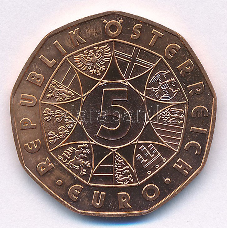 Ausztria 2013. 5E Cu 'Schladming Sí Világbajnokság' T:1 Austria 2013. 5 Euro Cu 'Ski WM Schladming 2013' C:UNC Krause KM#3215 - Image 2