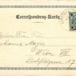 1903 Krtiny, Kiritein; Kirche in Sloup. Art Nouveau, floral, litho (EM) - Image 2