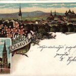 1897 (Vorläufer!) Olomouc, Olmütz; Domkirche. Regel & Krug Art Nouveau, floral, litho (EK)
