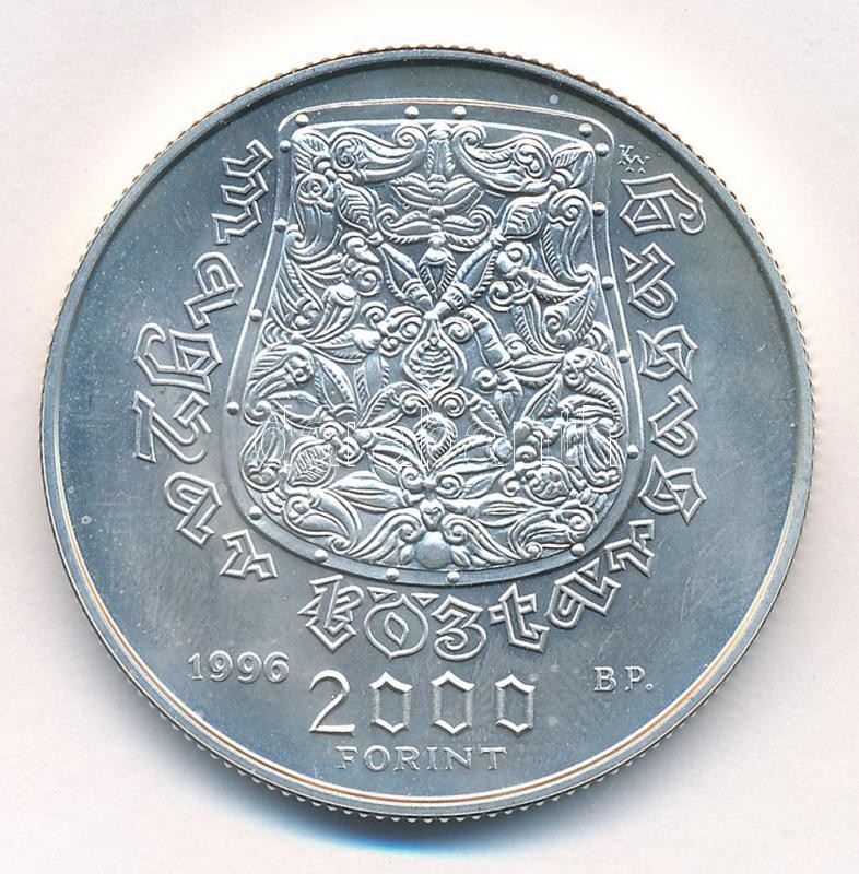 1996. 2000Ft Ag 'Honfoglalás' T:BU Adamo EM141 - Image 2