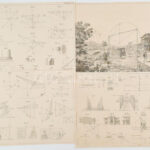 [Johann Schön] Joh. Schoen: Grundzüge der Perspective mit besonderer Besichtigung für den praktischen gebrauch von Architekten, Architekturmaler, Techniker etc. Wien, 1863. Förstner és Bartelmus. Mit 99 Figuren auf 9 Tafeln. 32p + 9 tt - Image 2