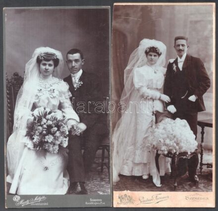 5 db Kabinet fotó 20x10 cm