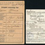 1947 5db Közmunka igazolvány, polgári személyi lap Orosháza - Image 2