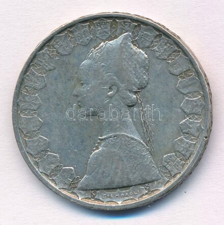Olaszország 1965R 500L Ag 'Kolumbusz hajói' T:2 patina, karc Italy 1965R 500 Lire Ag 'Columbus' Ships' C:XF patina, scratch Krause KM#98